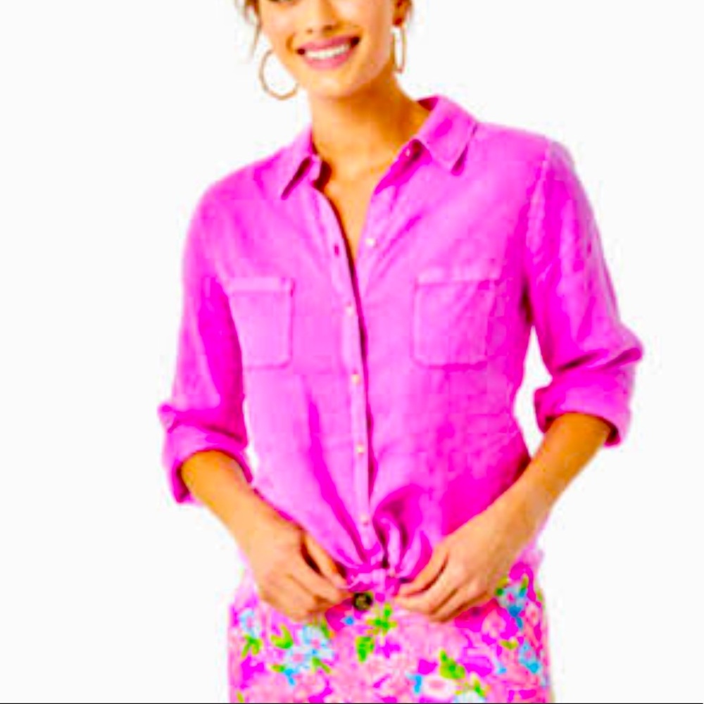 NWOT’s Lilly Pulitzer Button Down Shirt Size M